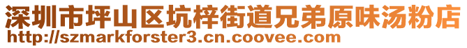 深圳市坪山区坑梓街道兄弟原味汤粉店