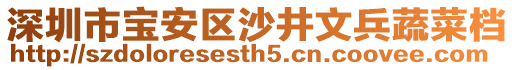 深圳市寶安區(qū)沙井文兵蔬菜檔