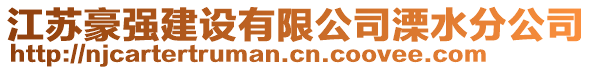 江蘇豪強(qiáng)建設(shè)有限公司溧水分公司