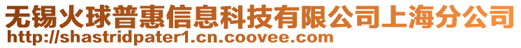 無錫火球普惠信息科技有限公司上海分公司