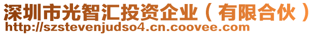 深圳市光智匯投資企業(yè)（有限合伙）