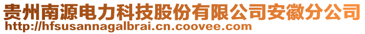 貴州南源電力科技股份有限公司安徽分公司