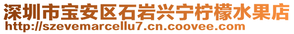 深圳市寶安區(qū)石巖興寧檸檬水果店