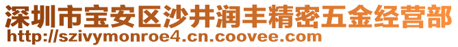 深圳市寶安區(qū)沙井潤豐精密五金經(jīng)營部