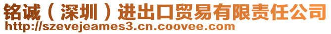 銘誠(深圳)進(jìn)出口貿(mào)易有限責(zé)任公司