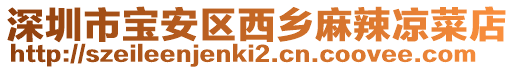 深圳市寶安區(qū)西鄉(xiāng)麻辣涼菜店