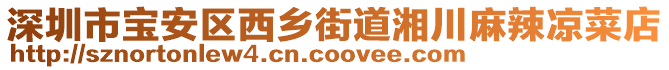 深圳市寶安區西鄉街道湘川麻辣涼菜店