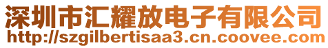 深圳市匯耀放電子有限公司