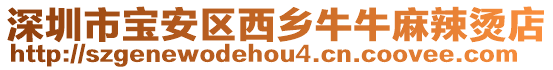 深圳市寶安區西鄉牛牛麻辣燙店