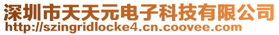 深圳市天天元電子科技有限公司