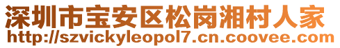 深圳市寶安區(qū)松崗湘村人家