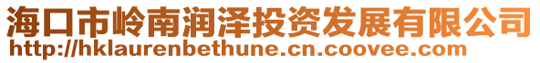 海口市嶺南潤澤投資發(fā)展有限公司