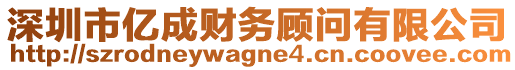 深圳市億成財務顧問有限公司