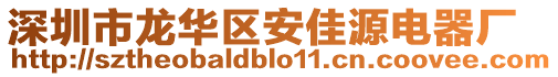 深圳市龍華區(qū)安佳源電器廠