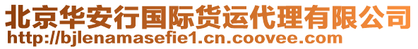 北京華安行國際貨運代理有限公司