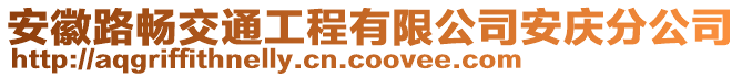 安徽路暢交通工程有限公司安慶分公司