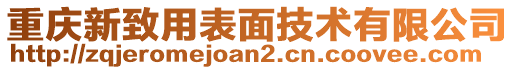 重庆新致用表面技术有限公司