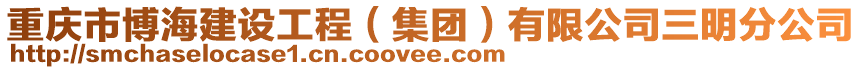 重庆市博海建设工程（集团）有限公司三明分公司