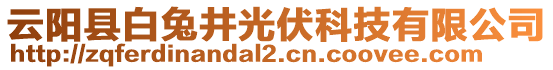 云陽(yáng)縣白兔井光伏科技有限公司