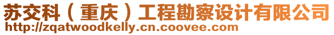 蘇交科（重慶）工程勘察設計有限公司