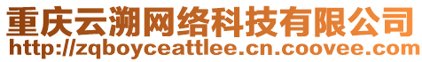 重慶云溯網(wǎng)絡(luò)科技有限公司