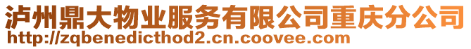 瀘州鼎大物業服務有限公司重慶分公司