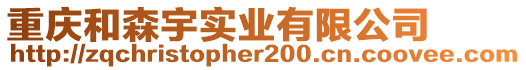 重慶和森宇實(shí)業(yè)有限公司