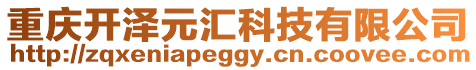 重慶開澤元匯科技有限公司