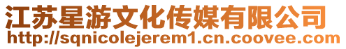 江蘇星游文化傳媒有限公司