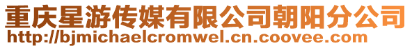 重慶星游傳媒有限公司朝陽分公司