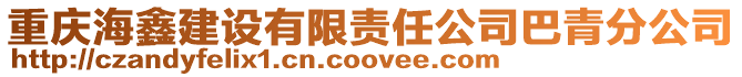 重慶海鑫建設有限責任公司巴青分公司
