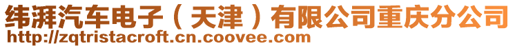 緯湃汽車電子（天津）有限公司重慶分公司