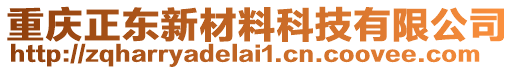 重慶正東新材料科技有限公司