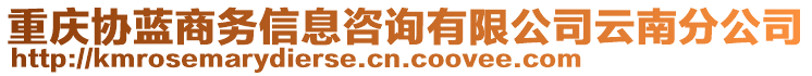 重慶協(xié)藍(lán)商務(wù)信息咨詢有限公司云南分公司