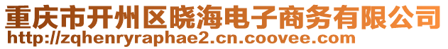 重慶市開州區(qū)曉海電子商務有限公司