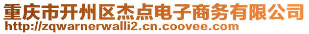 重慶市開州區(qū)杰點(diǎn)電子商務(wù)有限公司