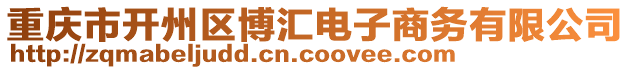 重慶市開州區(qū)博匯電子商務(wù)有限公司