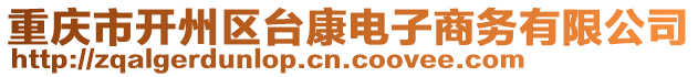 重慶市開(kāi)州區(qū)臺(tái)康電子商務(wù)有限公司