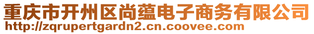 重慶市開州區(qū)尚蘊(yùn)電子商務(wù)有限公司