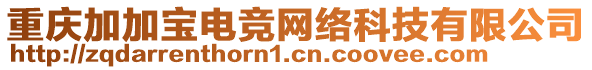 重慶加加寶電競網絡科技有限公司