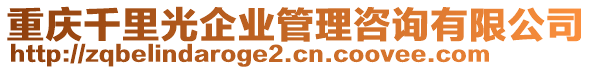 重慶千里光企業(yè)管理咨詢有限公司