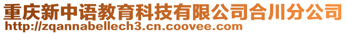 重慶新中語教育科技有限公司合川分公司