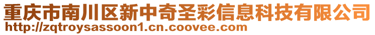 重慶市南川區新中奇圣彩信息科技有限公司