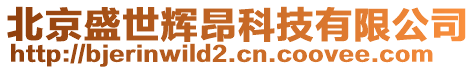 北京盛世輝昂科技有限公司