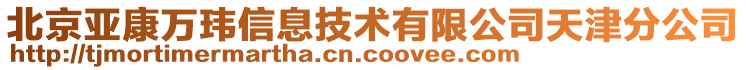 北京亞康萬瑋信息技術有限公司天津分公司