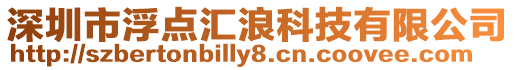 深圳市浮點匯浪科技有限公司