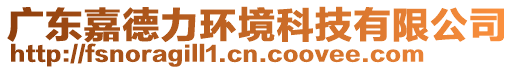 廣東嘉德力環(huán)境科技有限公司