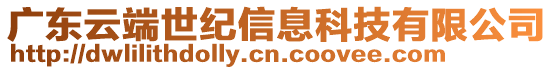 廣東云端世紀信息科技有限公司