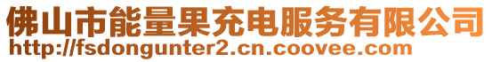 佛山市能量果充電服務(wù)有限公司