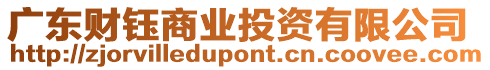 廣東財(cái)鈺商業(yè)投資有限公司